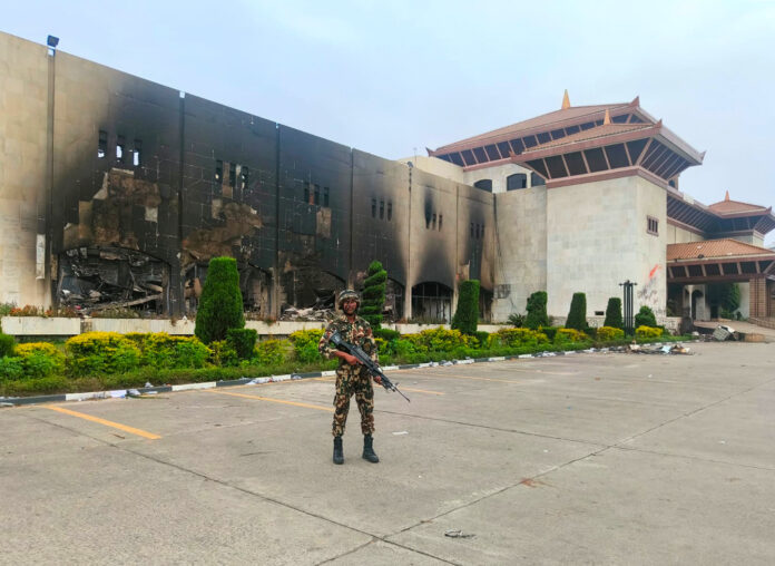 Kathmandu: Aftermath at Nepal Parliament
