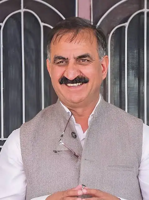 Chief Minister Sukhu